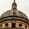 Chapel of the Martyrdom of St. Peter  (Tempietto), roof lantern from the beginning of the XVII century and the coat of arms of Spanish kings