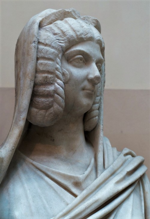 Empress Julia Domna, fragment Museo Ostiense, Ostia Antica