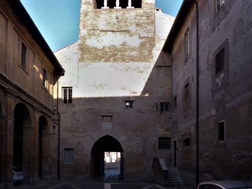 First courtyard of the Basilica of Santi Quattro Coronati