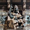 Tombstone of Pope Innocent VIII, upper part, Basilica of San Pietro in Vaticano