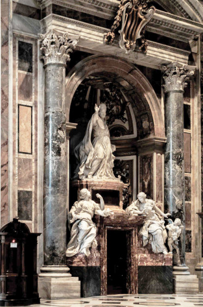 Nagrobek papieża Aleksandra VII, Gian Lorenzo Bernini, bazylika San Pietro in Vaticano