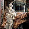 Allegories of the virtues, tombstone of Pope Alexander VII, Gian Lorenzo Bernini, Basilica of San Pietro in Vaticano