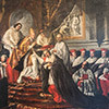 Fabio Chigi receives a cardinal's hat from Innocent X, Pier Leone Gehzzi, early Eighteenth century