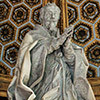 Tombstone monument of Pope Alexander VII, Gian Lorenzo Bernini, fragment, Basilica of San Pietro