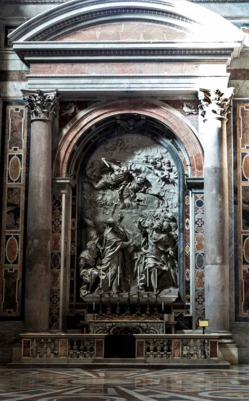 Alessandro Algardi, relief commemorating Pope Leo I, Basilica of San Pietro in Vaticano