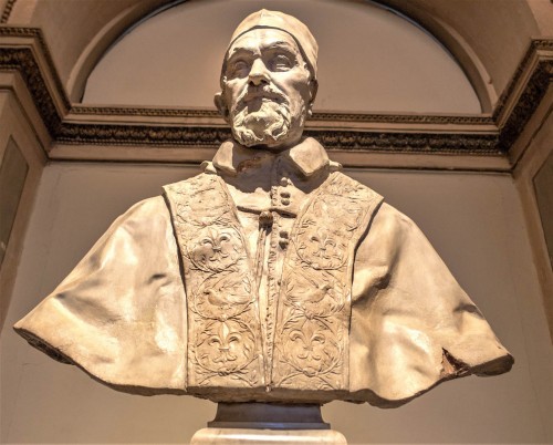 Bust of Innocent X, Alessandro Algardi, terracotta, Museo Nazionale di Palazzo Venezia