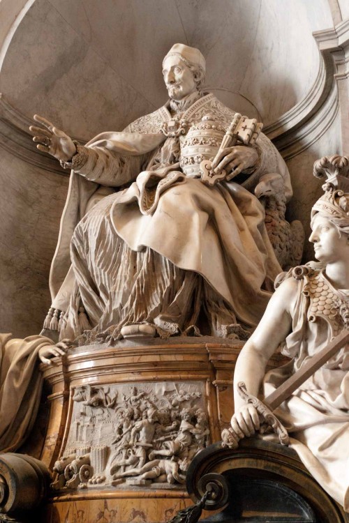 Tombstone of Pope Innocent XI, fragment, Basilica of San Pietro in Vaticano