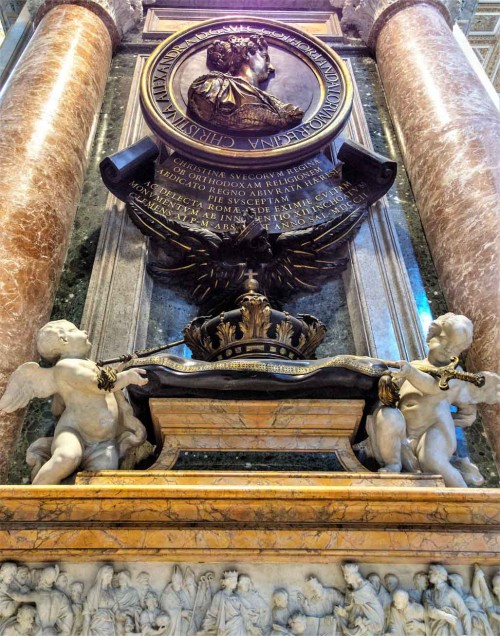 Tombstone of Christina, Queen of Sweden, Basilica of San Pietro in Vaticano