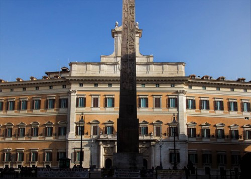 Palazzo Montecitorio at Piazza di Monte Citorio