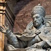 Tombstone of Pope Innocent XII, fragment, Basilica of San Pietro in Vaticano