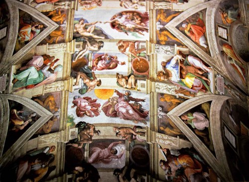 Sistine Chapel, vault paintings, Michelangelo (Michelangelo Buonarroti)