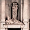 Funerary monument of Julius II (fragment), in the middle, lying pope, Basilica of San Pietro in Vincoli