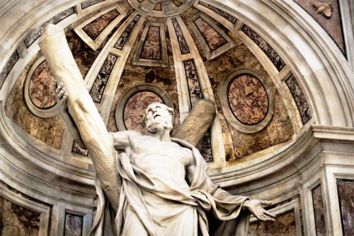 Statue of St. Andrew, François Duquesnoy, Basilica of San Pietro in Vaticano