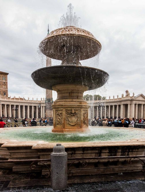 Fountain at St. Peter’s Square, Carlo Fontana