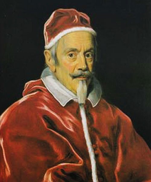 Portrait of Pope Clement X, Galleria Uffizi, pic. Wikipedia