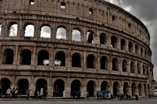 Colosseum elevation seen from Oppio Hill