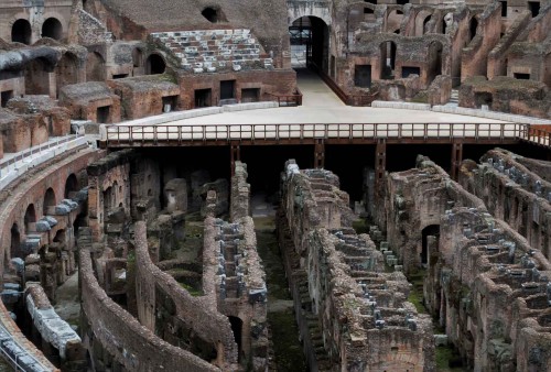 Colosseum, enterance on the shorter side of the arena