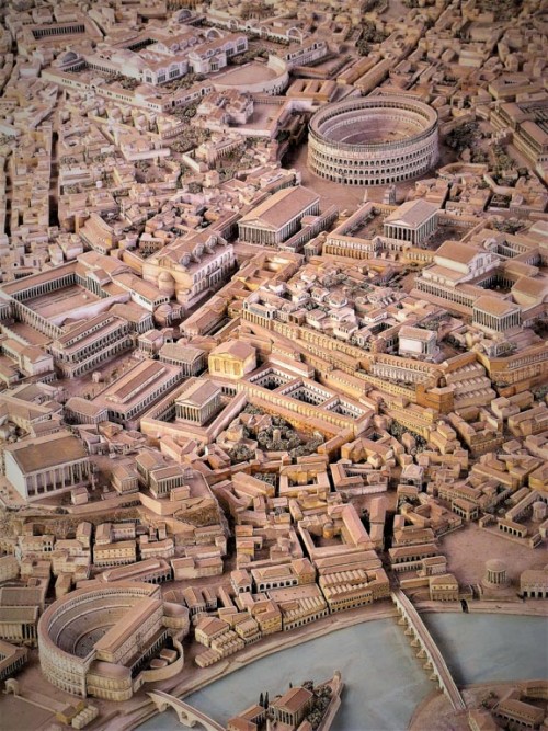 Model of ancient Rome, Museo della Civiltà Romana – E.U.R., pic. Wikipedia, author: Seier+Seier+Seier