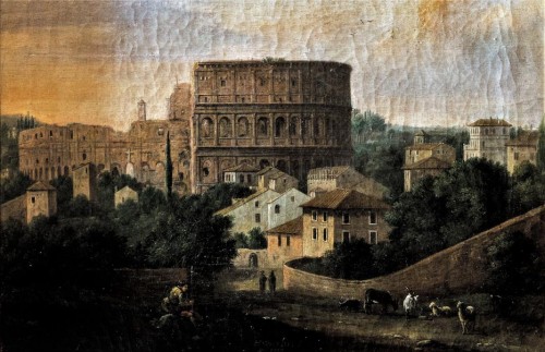 View of the Colosseum, Hendrik Frans van Lint, 1st half of the XVIII century, Palazzo Colonna