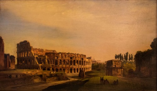 View of the Colosseum, Ippolito Caffi, mid XIX century, Museo-Palazzo Braschi