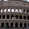 Colosseum elevation seen form Oppio Hill