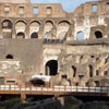 Colosseum, view of the old imperial stand