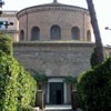 Church of Santa Constanza (former Mausoleum of Constantina), view from the stairs leading to the catacombs of St. Agnes