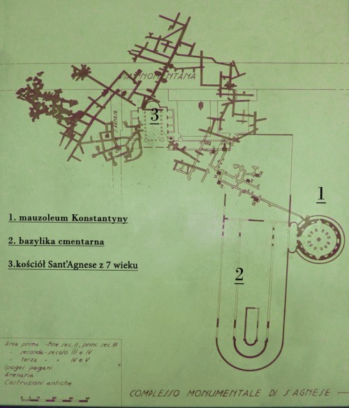 Starożytne Caementarium Agnesis przy via Nomentana