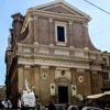 Basilica of Sant'Andrea delle Fratte, view of the façade finished in 1826