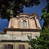 Basilica of Sant'Andrea delle Fratte, view of the tower top of the dome, design by Francesco Borromini