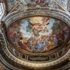 Basilica of Sant'Andrea delle Fratte, top of the apse with the scene of the miraculous feeding of the five thousand by Christ, Andrea P. Marini