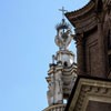 Basilica of Sant'Andrea delle Fratte, top of the church bell tower, Francesco Borromini