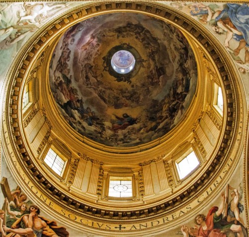 Basilica of Sant'Andrea della Valla, dome paintings – Giovanni Lanfranco