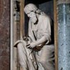 Basilica of Sant'Andrea della Valle, Barberini Chapel, statue of St. John the Evangelist