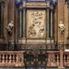 Sant'Andrea della Valle, Ginnetti Chapel, in the central part a marble relief Antonio Raggi