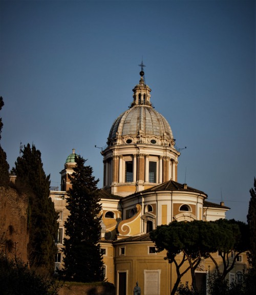 Basilica of San Carlo al Corso, dome of the church designed by Pietro da Cortona