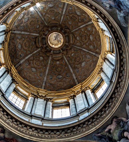 Basilica of San Carlo al Corso, dome according to the design of Pietro da Cortona