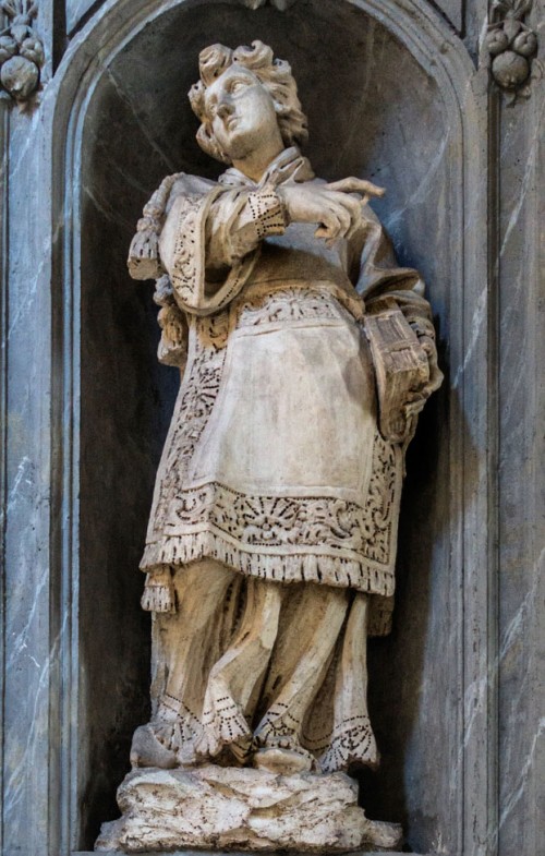 Basilica of San Carlo al Corso, St. Stephen in the church ambulatory, Francesco Cavallini