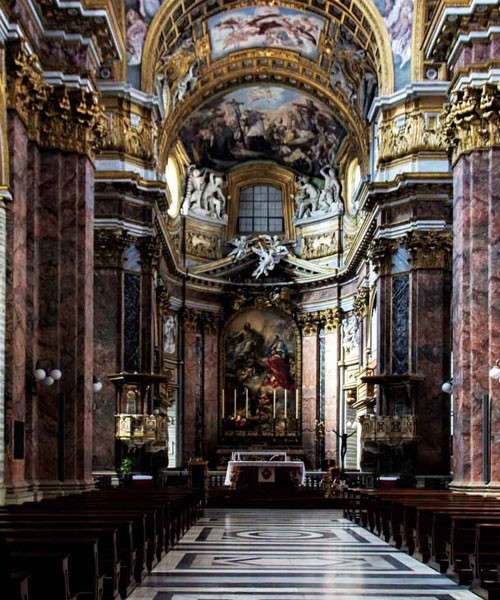 Basilica of San Carlo al Corso, interior