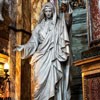 Basilica of San Carlo al Corso, the allegory of Faith in the Chapel of the Blessed Sacrament, Guido Galli