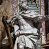 Basilica of San Carlo al Corso, Chapel of the Immaculate Conception, figure of David, André Jean Le Brun