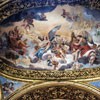 Basilica of San Carlo al Corso, church ambulatory, frescoes in the chapel with the reliquary of St. Charles Borromeo depicting the cardinal  virtues