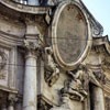 Church of San Carlo alle Quattro Fontane, main enterance to the church