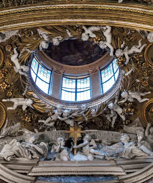 Church of Santa Caterina da Siena a Magnanapoli, top of the main altar