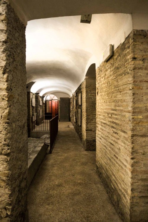 Underground of the Basilica of Santa Cecilia