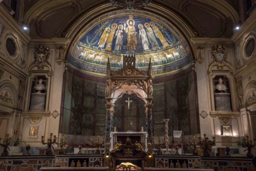 Basilica of Santa Cecilia, ciborium, Arnolfo di Cambio