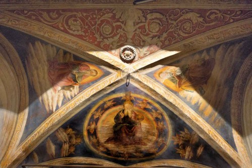 Basilica of Santa Cecilia, vault of the Ponziani Chapel, Antonio del Massaro