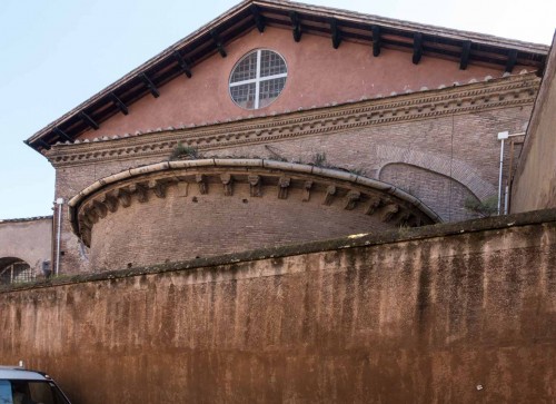 Basilica of Santa Cecilia, view of the apse