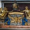 Basilica of Santa Cecilia, Angels – top of the statue of St. Cecilia, Stefano Maderno