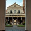 Basilica Santa Cecilia, gate leading to the church atrium